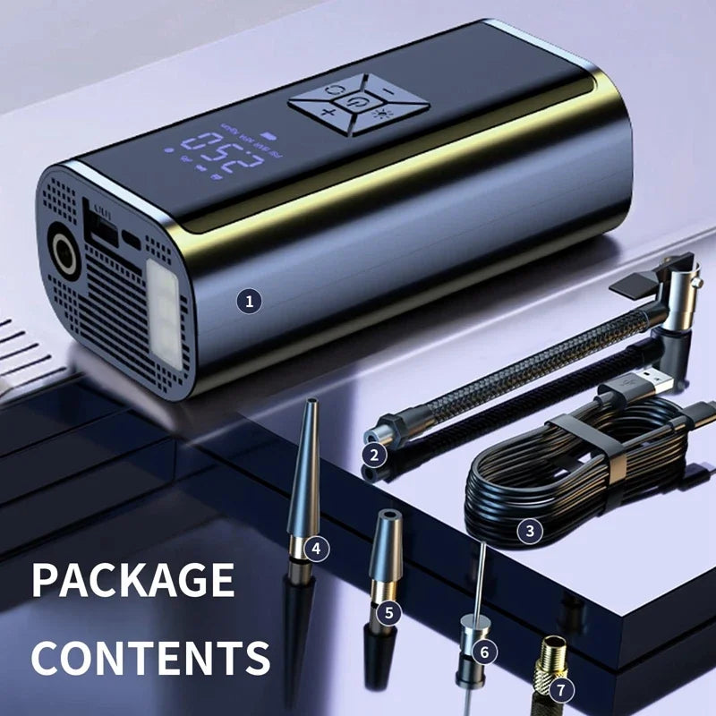 Wireless Air Pump 150psi Portable Electric Tire Inflator