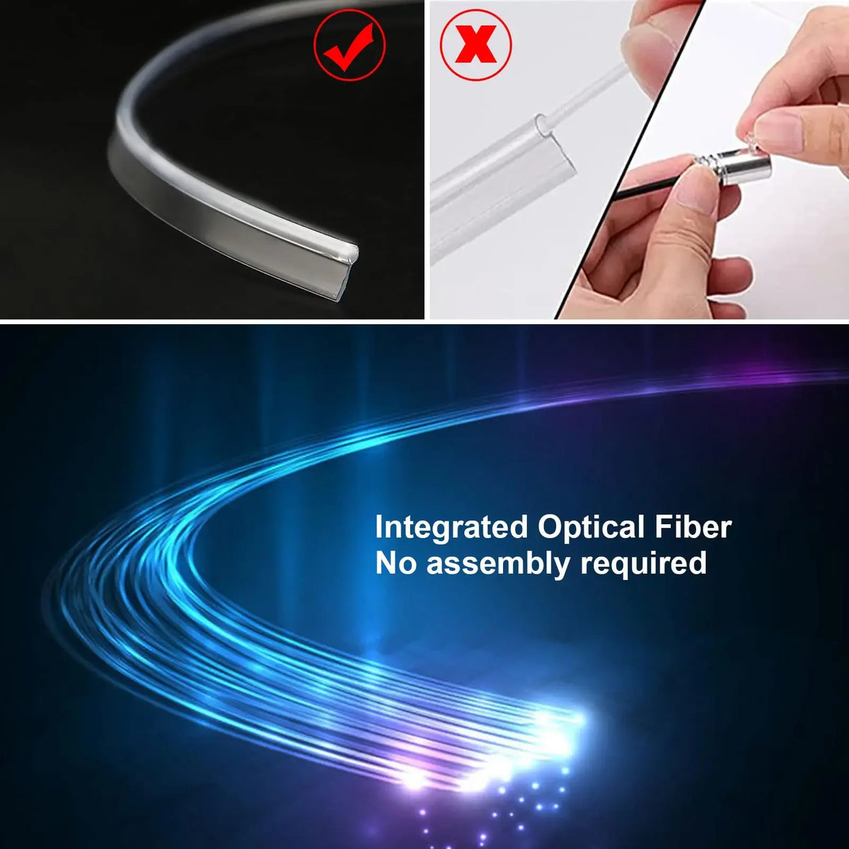 LED Car Interior Ambient Strip Lights