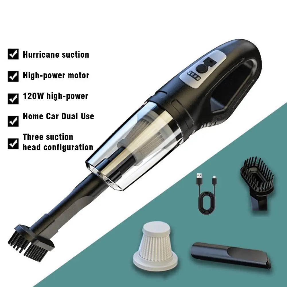 Handheld Vacuum Cordless Mini Portable Rechargeable Car Vacuum Cleaner
