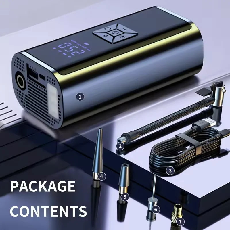 Wireless Air Pump 150psi Portable Electric Tire Inflator